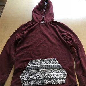 On the Byas (pacsun) hoodie